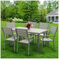 Мебель садовая Green Days, Эллада, стол, 140х70х70 см, 6 стульев, YTCT009-1